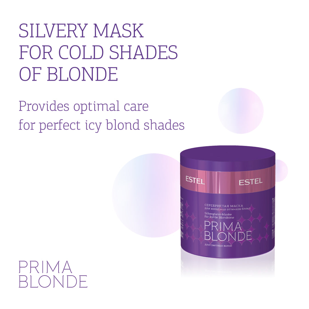 ESTEL PRIMA BLONDE Silvery mask for cold shades of blonde