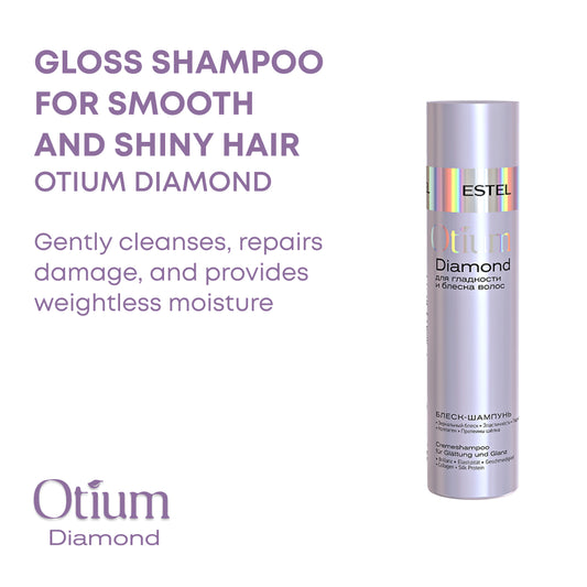 ESTEL OTIUM DIAMOND Gloss Shampoo for Smooth and Shiny Hair