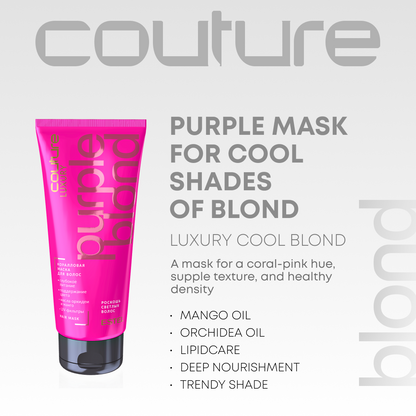 Couture Blonde Purple Mask for Cool Shades