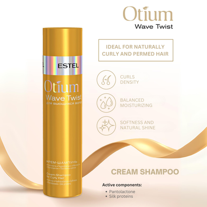 ESTEL OTIUM WAVE TWIST Cream Shampoo for Curly Hair